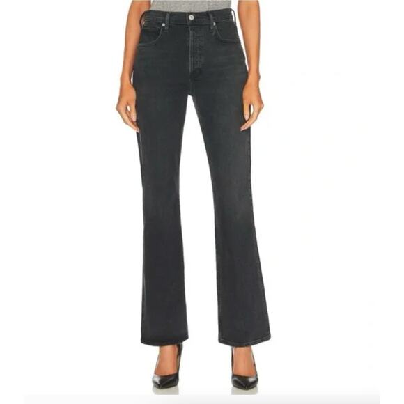 Citizens of Humanity Women's Libby Jeans Flare Bootcut Size 30 Black - Picture 1 of 10